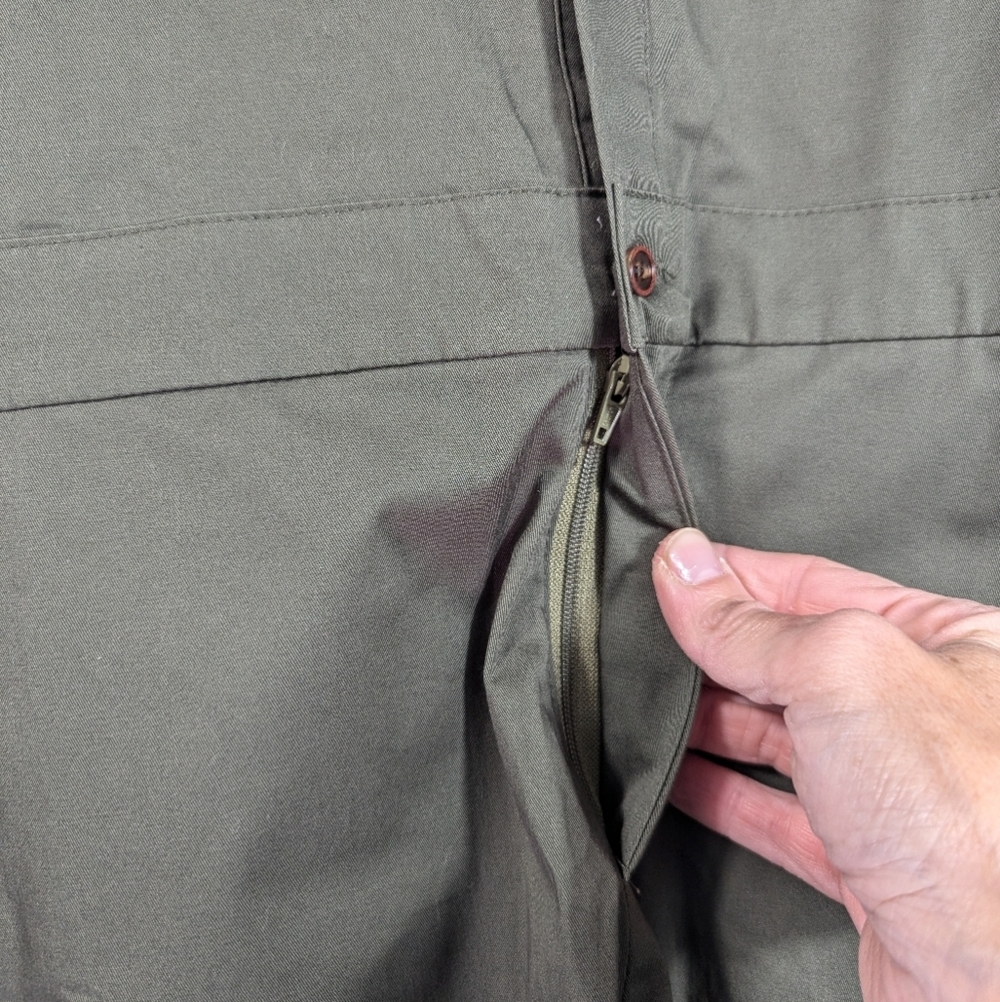 NWT RomperJack Men’s Olive Green Romper Jumpsuit Shortsleeve Festival Outfit S - Picture 10 of 12